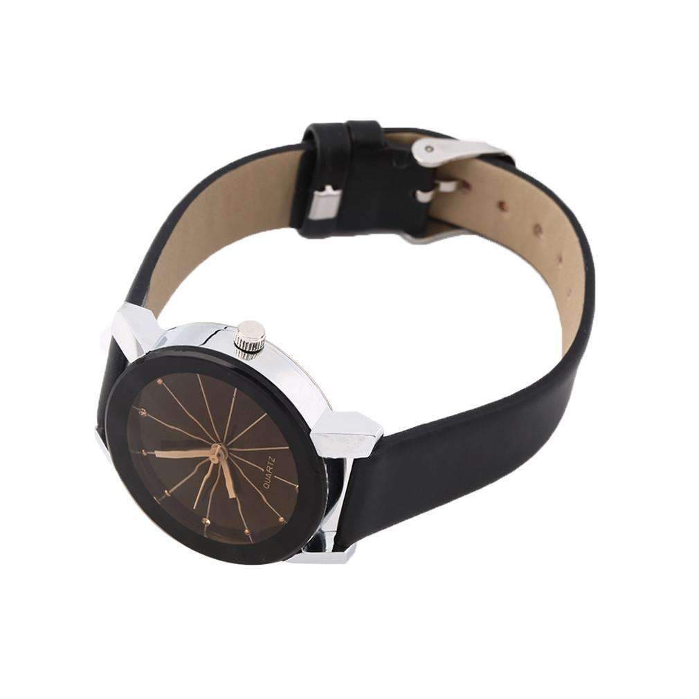Men Women Casual Watches - Black Classic Couple Watch Fashion
