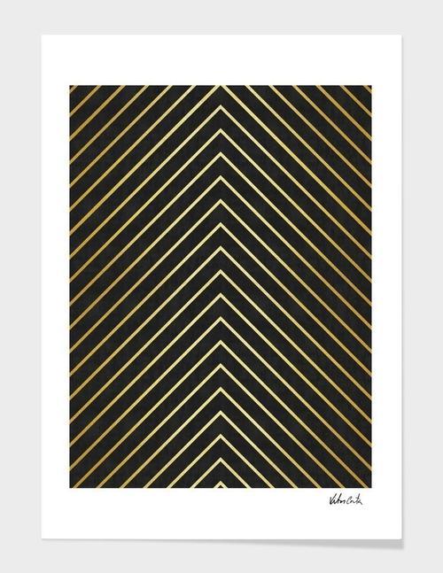 Minimalist and golden art Frame