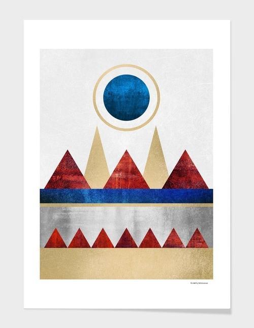 Red Mountains Frame