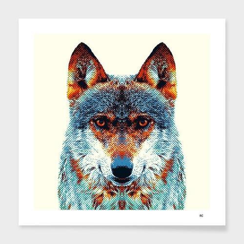 Wolf - Colorful Animals Frame