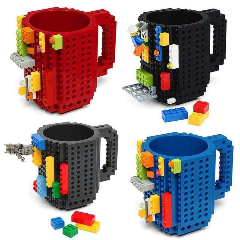 Build-On Brick Mug - BUILD UP YOUR COFFEE!
