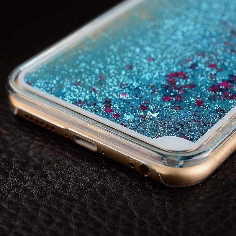 Liquid Glitter Phone Cases For iPhone