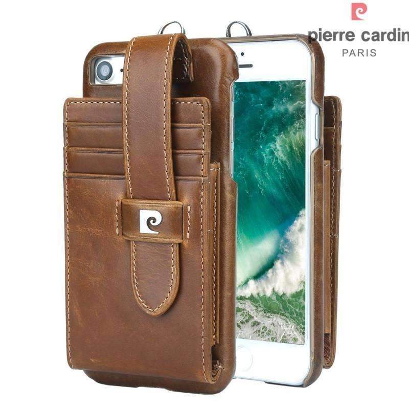 PIERRE CARDIN Multiple Card Slots Genuine for iPhone