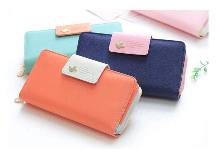 Women Wallets New Winter Fashion Trends Pumping Multi-card Position Two Fold Wallet
