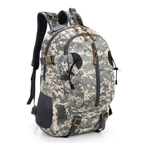 Military Backpack Canvas Bag Trekking Rucksacks 40L