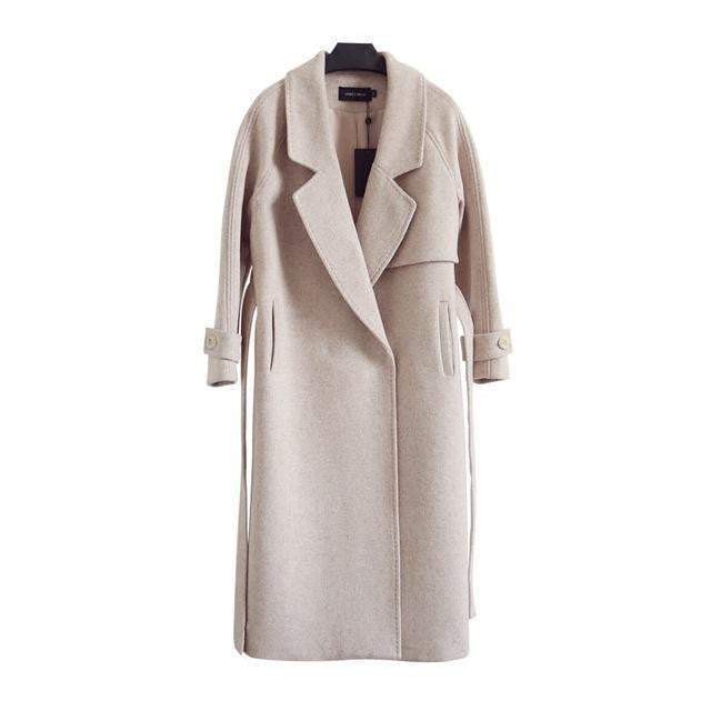 Distinguished High Quality Long Maxi women's Winter Wool Coat