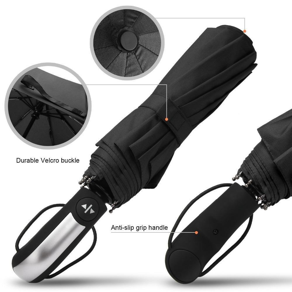 Luxury Automatic Open & close Umbrella Folding Wind water Resistant