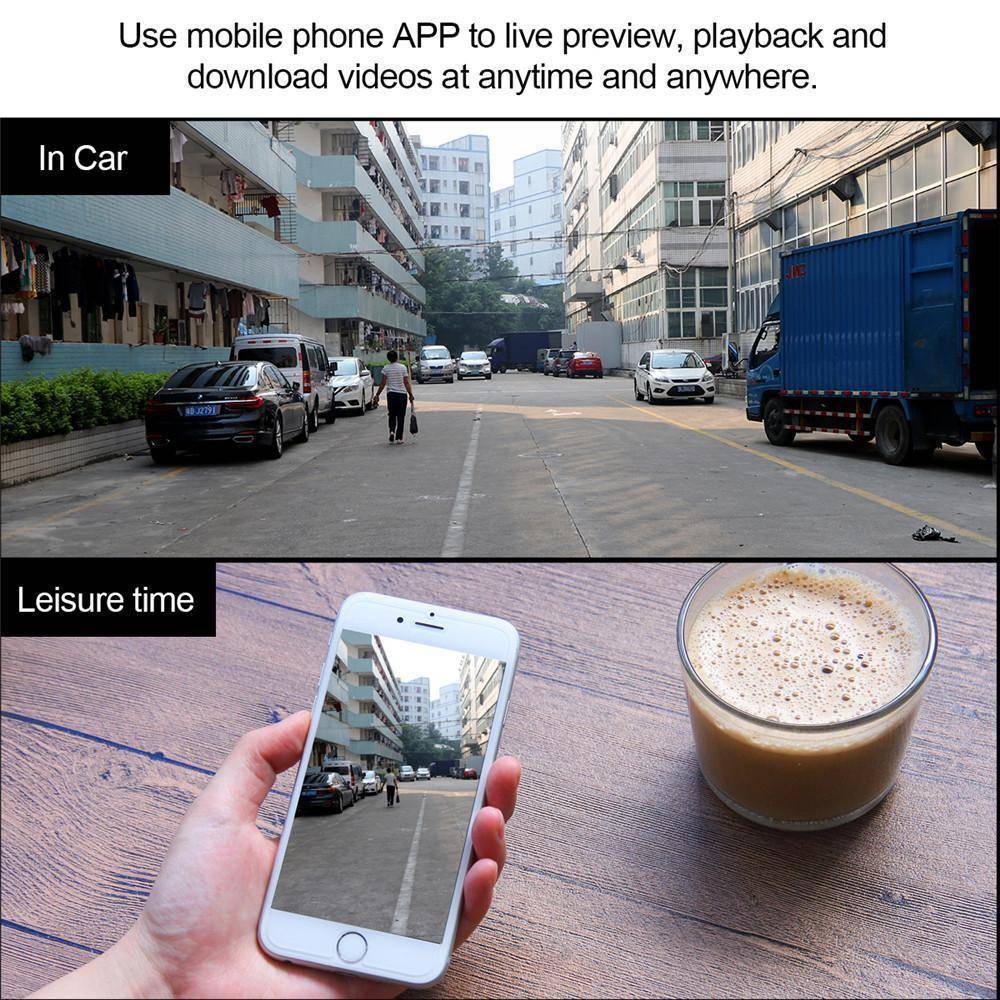 1080P Car Wireless WIFI Dash Cam DVR Camera Digital Registrar Video Recorder Road Camcorder APP Monitor DVR