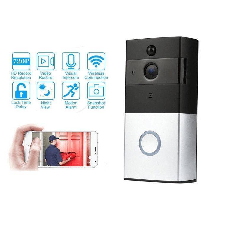 WiFi Wireless Doorbell Camera Remote Video Door Intercom IR Night Vision Security Bell