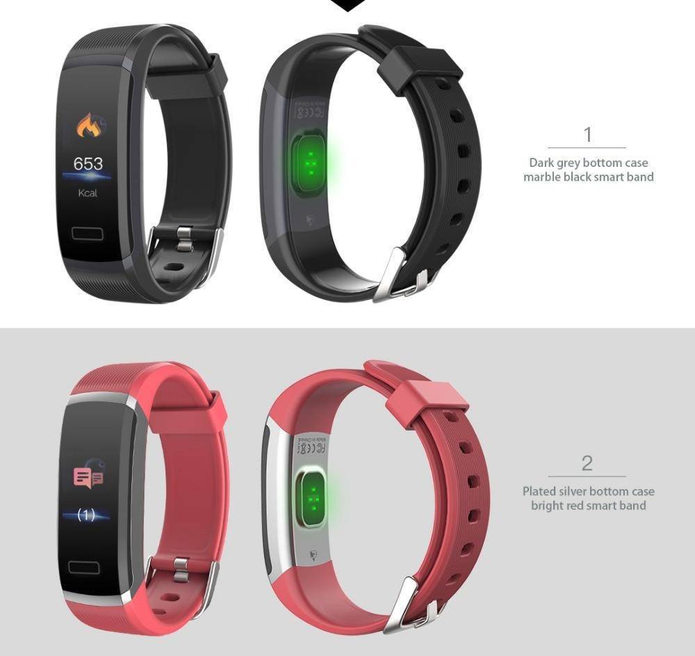 Fitness Tracker With Heart Rate Monitor - Waterproof Smart Wristband With Color Screen