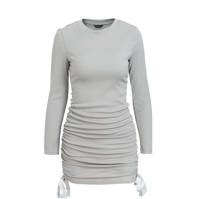 Drawstring Knitted Sweater