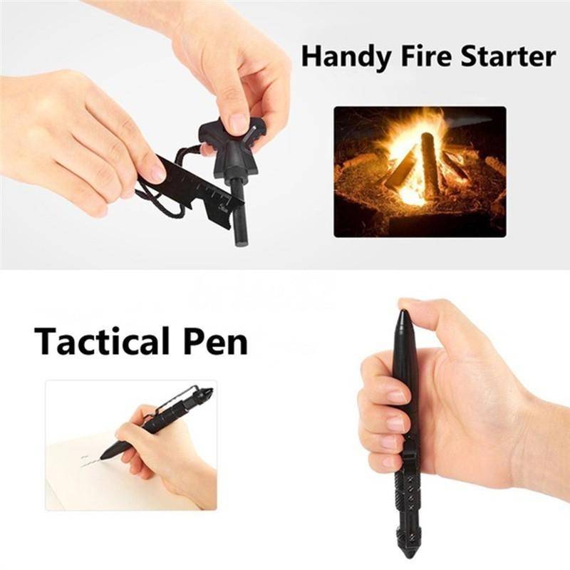 13 in 1 Outdoor Emergency Survival Kit Survival Gear