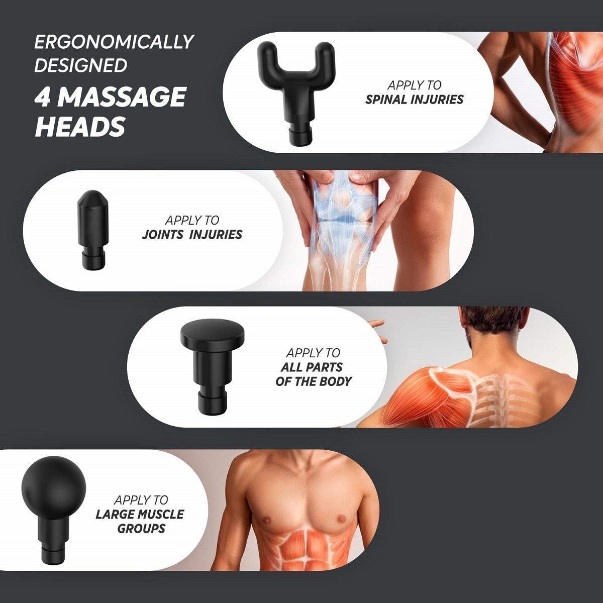 Percussion Homedic Deep Tissue Body Massager