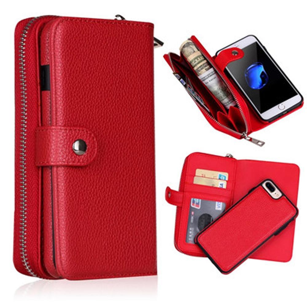 Leather Wallet Card Slots Holder Pouch Case for iPhone 6 | 6 Plus