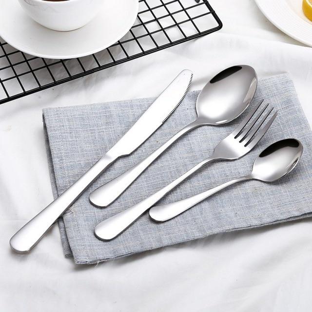 Luxe Stainless Steel Cutlery Set - 4PCS/Set