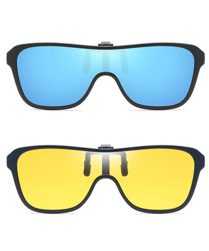Integrated Nearsightedness Glasses Clip-On For Day And Night