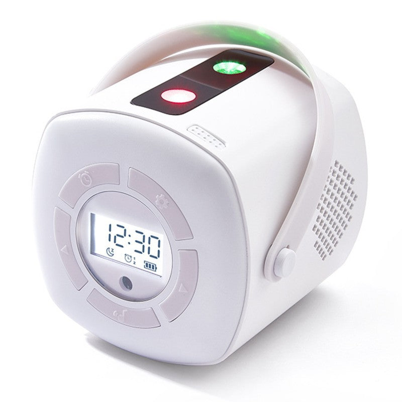 2-in-1 Star Galaxy Projector with Alarm Clock, for Home/Car Planetarium