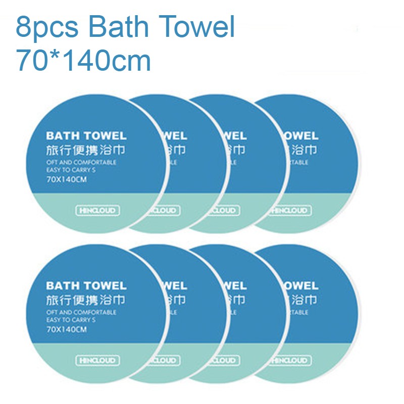 Disposable Compressed Towel Tablets, with Soft & Durable Fabric, for Face and Body, for Travel, Camping & More