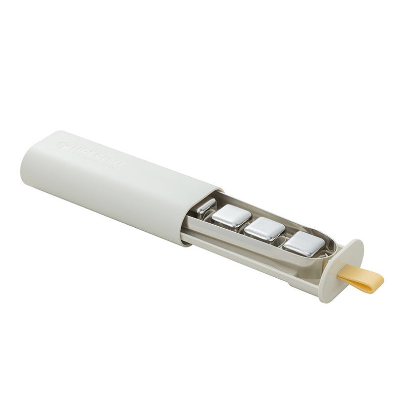 4 Piece Reusable Stainless Steel Ice Cube Kit, for Scotch, Whiskey, Wine & Drink