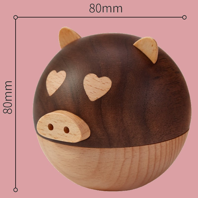 Cute Wooden Jewelry Box, for Necklaces, Earrings, Rings, Cufflinks and More