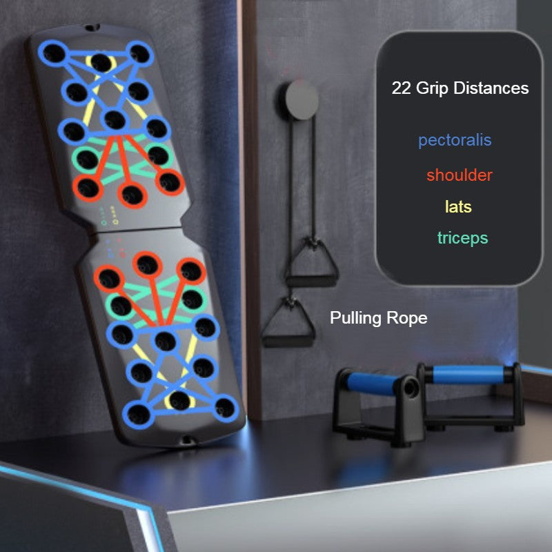 Home Multifunctional Push-up Training Board, with 4 Training Modes, for Pectoralis, Shoulder, Lats, Triceps Strength Training