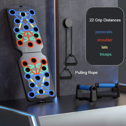 Home Multifunctional Push-up Training Board, with 4 Training Modes, for Pectoralis, Shoulder, Lats, Triceps Strength Training