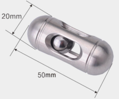 Anti Stress Mini Cylindrical Fidget Toy, with Pocket Size & Stainless Steel Material, for Everyday Carrying