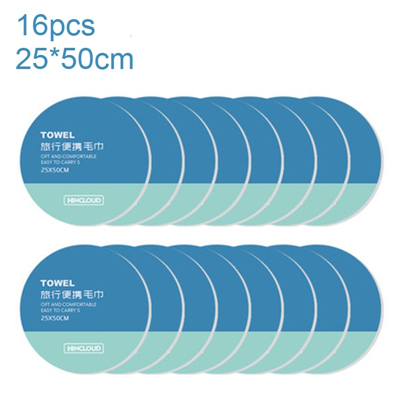 Disposable Compressed Towel Tablets, with Soft & Durable Fabric, for Face and Body, for Travel, Camping & More