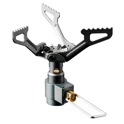 Foldable Portable Titanium Alloy Mini Camping Furnace Stove, for Outdoor Cooking & Picnic