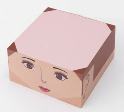 Funny Bald Head Self-adhesive Sticky Notes with 620 Sheets, for Home & Office, Gift for Holidays
