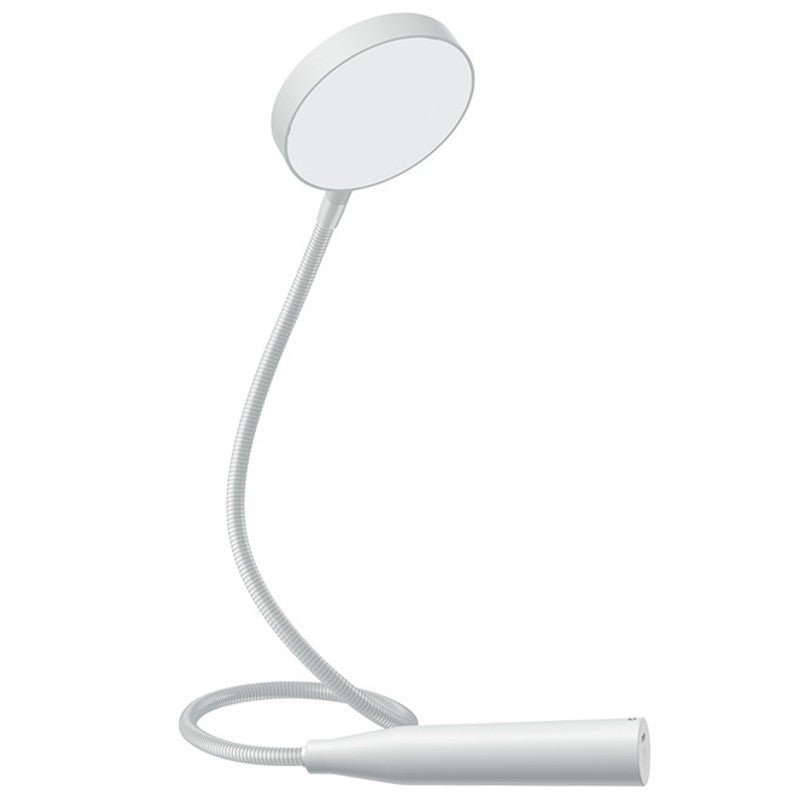 Flexible LED Desk Lamp, Powered by Built-in Rechargeable Lithium Battery or Wall Outlet, with Touch Control, Adjustable Brightness & Lightweight