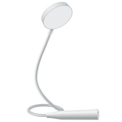 Flexible LED Desk Lamp, Powered by Built-in Rechargeable Lithium Battery or Wall Outlet, with Touch Control, Adjustable Brightness & Lightweight