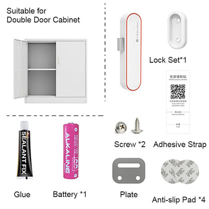 Keyless Smart Cabinet Lock with Bluetooth APP Unlock, Key Share, Easy Installation & Long Standby Time, for Cabinets