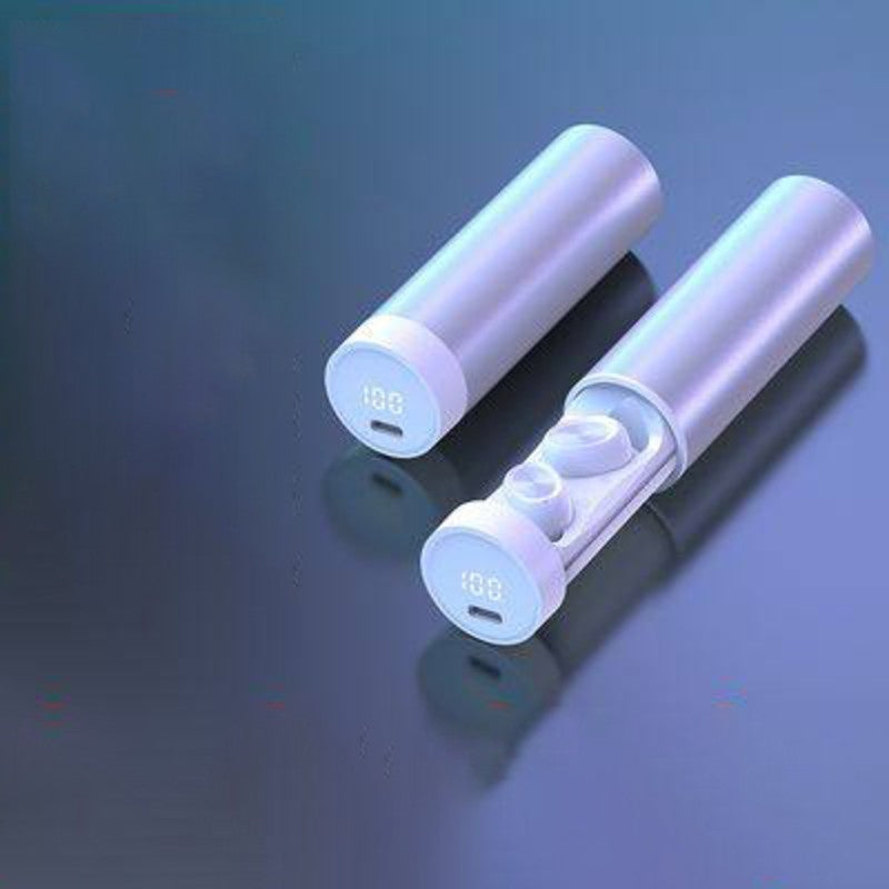 Portable True Wireless Bluetooth Earbuds, with Bluetooth 5.1 & Pull-out Charging Compartment, for Gym, Commuting, or Relaxing Outside