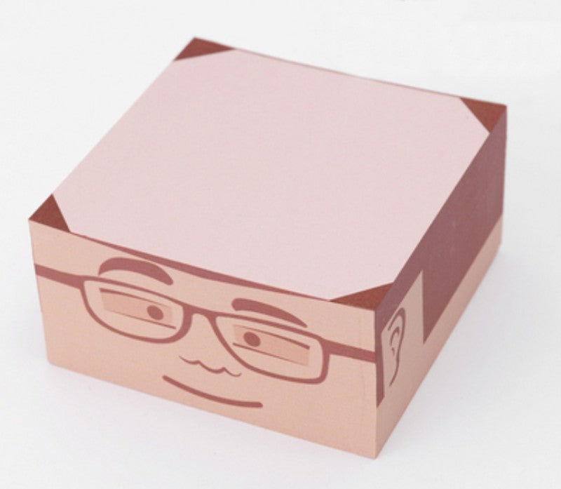Funny Bald Head Self-adhesive Sticky Notes with 620 Sheets, for Home & Office, Gift for Holidays