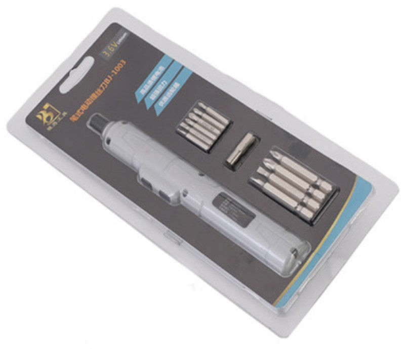Rechargeable 3.6V Cordless Screwdriver, with Auto & Manual Mode, Smart Electronic Security Chip & Powerful Motor, for Home & Office