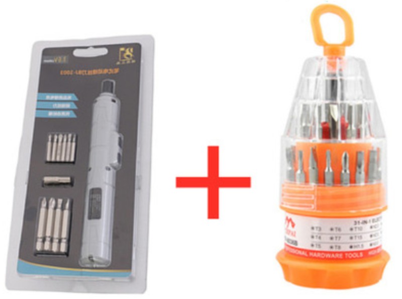 Rechargeable 3.6V Cordless Screwdriver, with Auto & Manual Mode, Smart Electronic Security Chip & Powerful Motor, for Home & Office