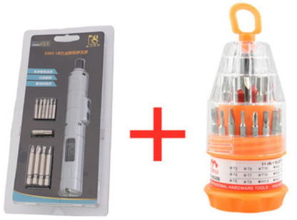 Rechargeable 3.6V Cordless Screwdriver, with Auto & Manual Mode, Smart Electronic Security Chip & Powerful Motor, for Home & Office