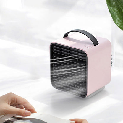 Portable Negative Ion Air Conditioner Fan, with Mild Wind, Clean Air & Humidifier, for Home & Office