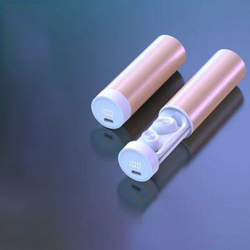 Portable True Wireless Bluetooth Earbuds, with Bluetooth 5.1 & Pull-out Charging Compartment, for Gym, Commuting, or Relaxing Outside