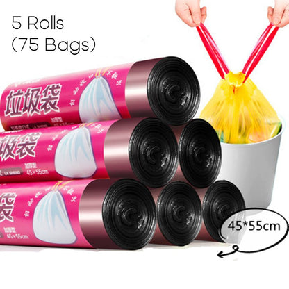 Unscented Ultra Strong Drawstring Trash Bags, for Kitchen, Bathroom, Office & More