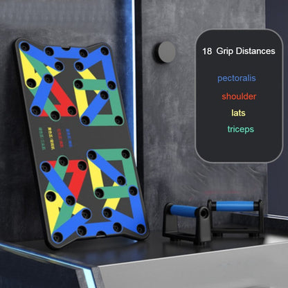 Home Multifunctional Push-up Training Board, with 4 Training Modes, for Pectoralis, Shoulder, Lats, Triceps Strength Training