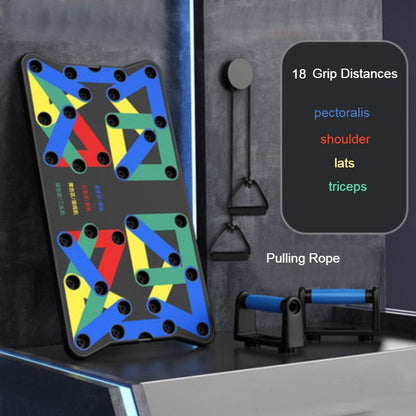 Home Multifunctional Push-up Training Board, with 4 Training Modes, for Pectoralis, Shoulder, Lats, Triceps Strength Training