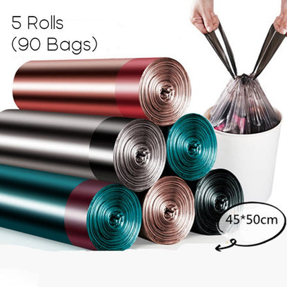 Unscented Ultra Strong Drawstring Trash Bags, for Kitchen, Bathroom, Office & More