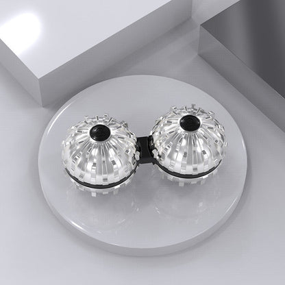 Portable Anti-Stress Body Massager Ball, with Zinc Alloy Material, for Adults and Kids