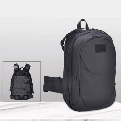 Tactical Transformable Vest Backpack, with Durable & Waterproof Material, Adjustable Straps & Mount System, for Outdoors, Hiking, Travel & More