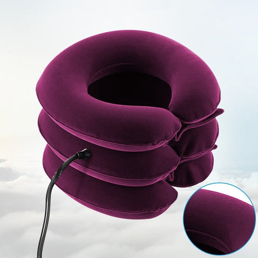 Inflatable Portable Travel Neck Pillow, with 360¬∞ Head and Chin Support, for Travel, Nap & More