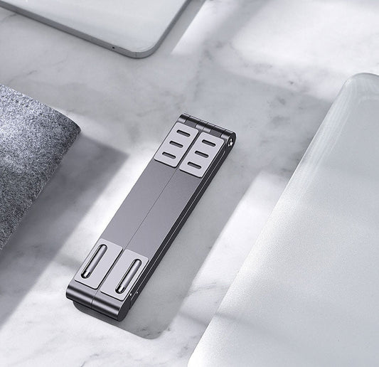 Adjustable Compact Foldable Laptop Stand, Compatible with Laptop, Tablet, Notebook & More