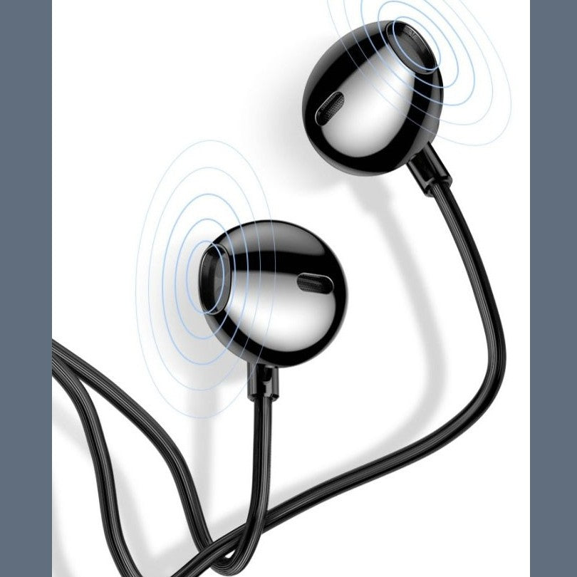 In-ear Wired Headphones, with In-line Controls, Microphone & HIFI Sound Quality, for Workout, Office, Study & More