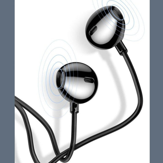 In-ear Wired Headphones, with In-line Controls, Microphone & HIFI Sound Quality, for Workout, Office, Study & More
